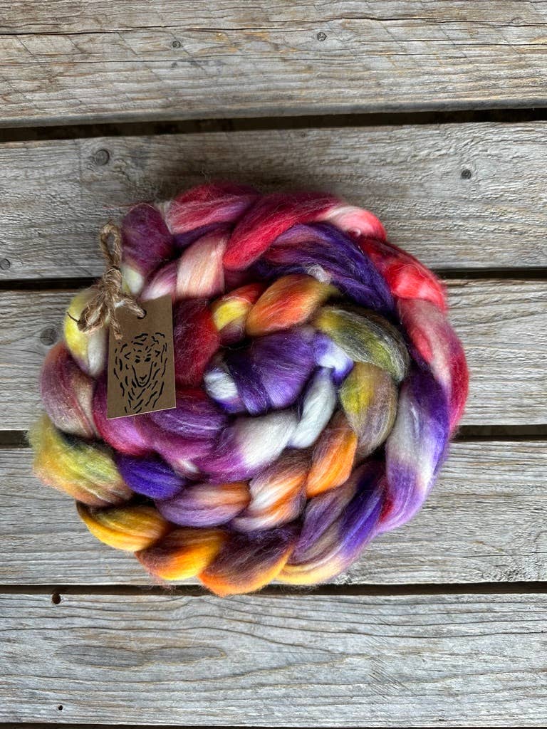 Koigu Roving Braid with sparkle