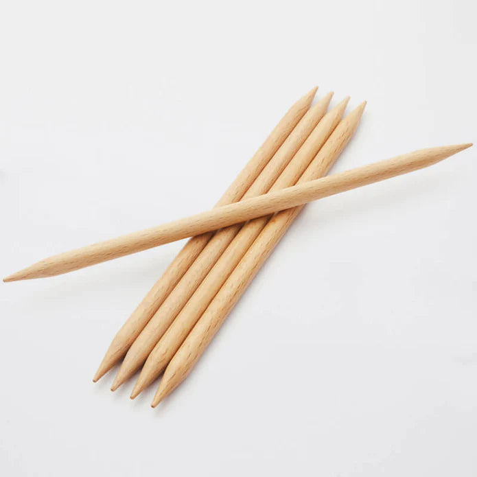 KnitPro Basix Beech Double Point Needles