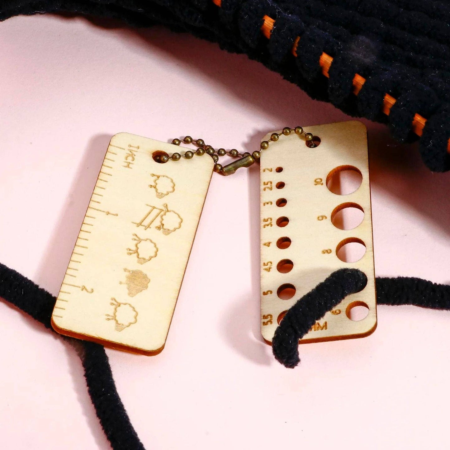Darn Good Yarn Mini Wooden Knitting Gauge + Ruler