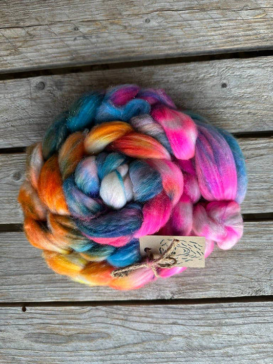 Koigu Roving Braid with sparkle