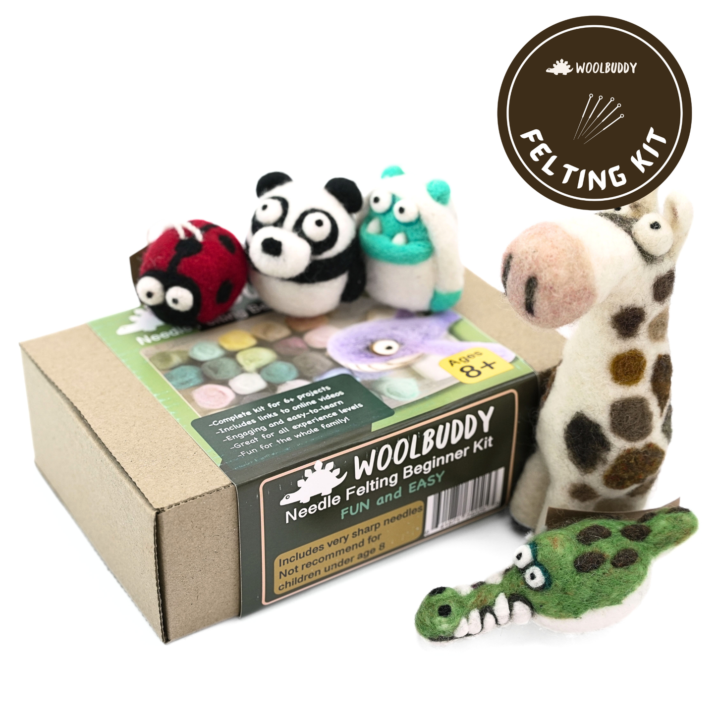 Needle Felting Kit – DIY Beginner kit for creative gifts
