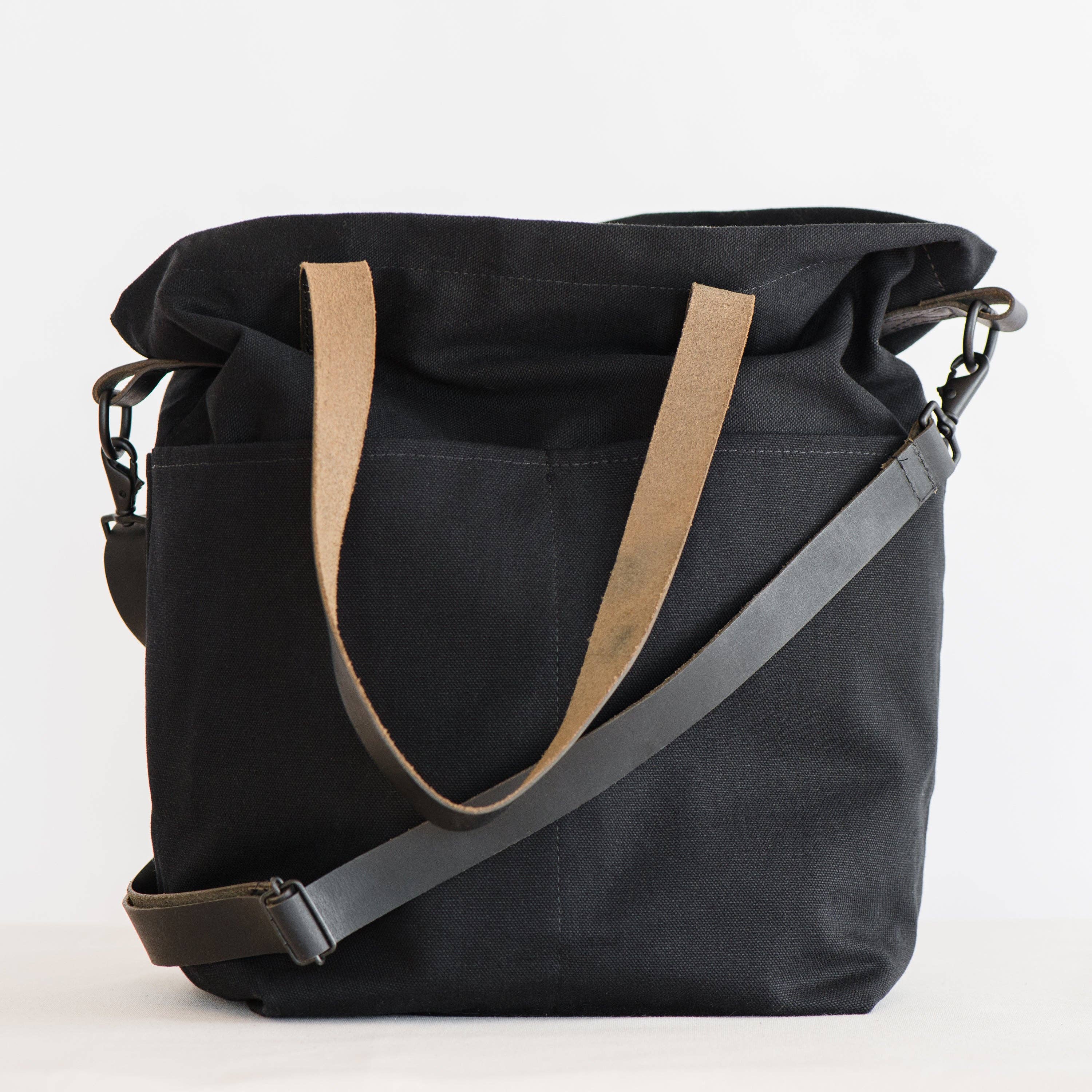 Canvas crossbody project tote