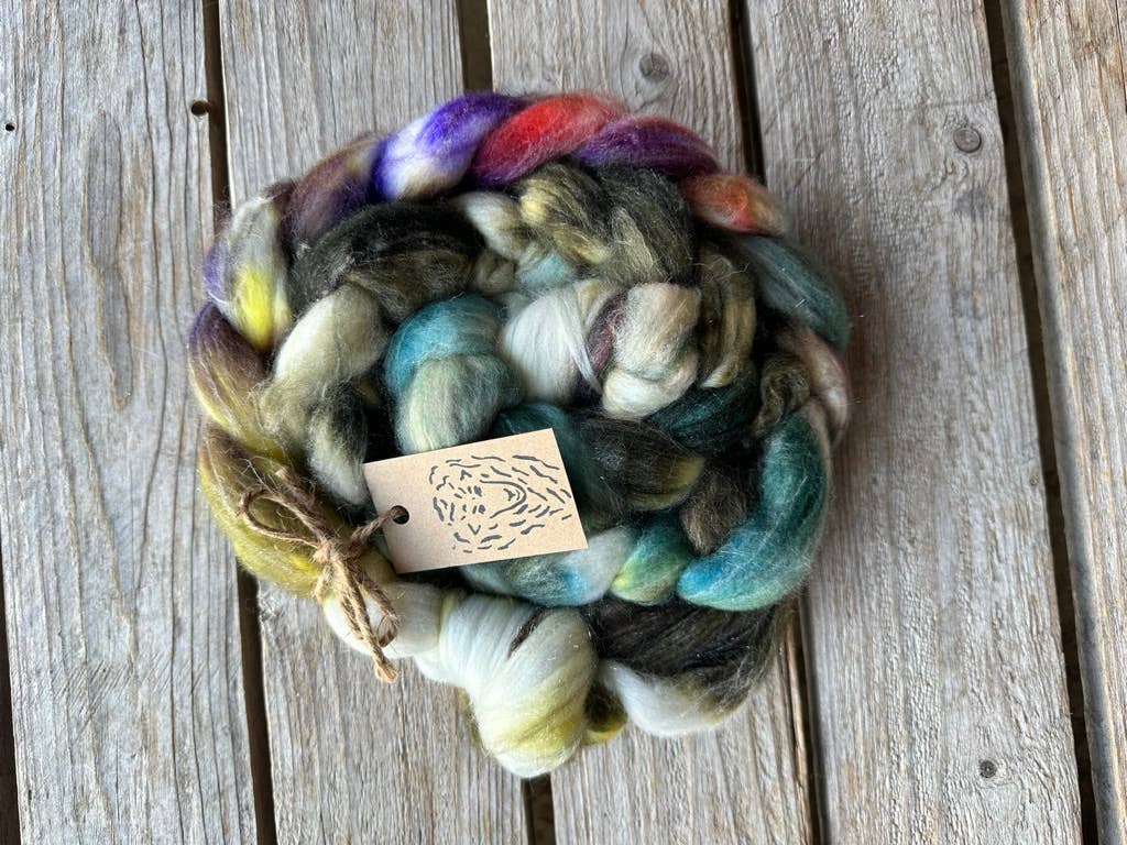 Koigu Roving Braid with sparkle