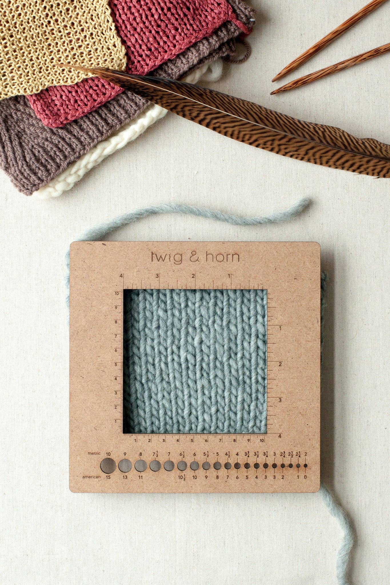 Square gauge ruler