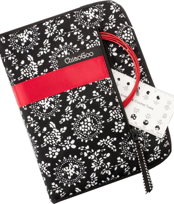 ChiaoGoo Twist Red Lace Interchangeable SS Complete Set 4"