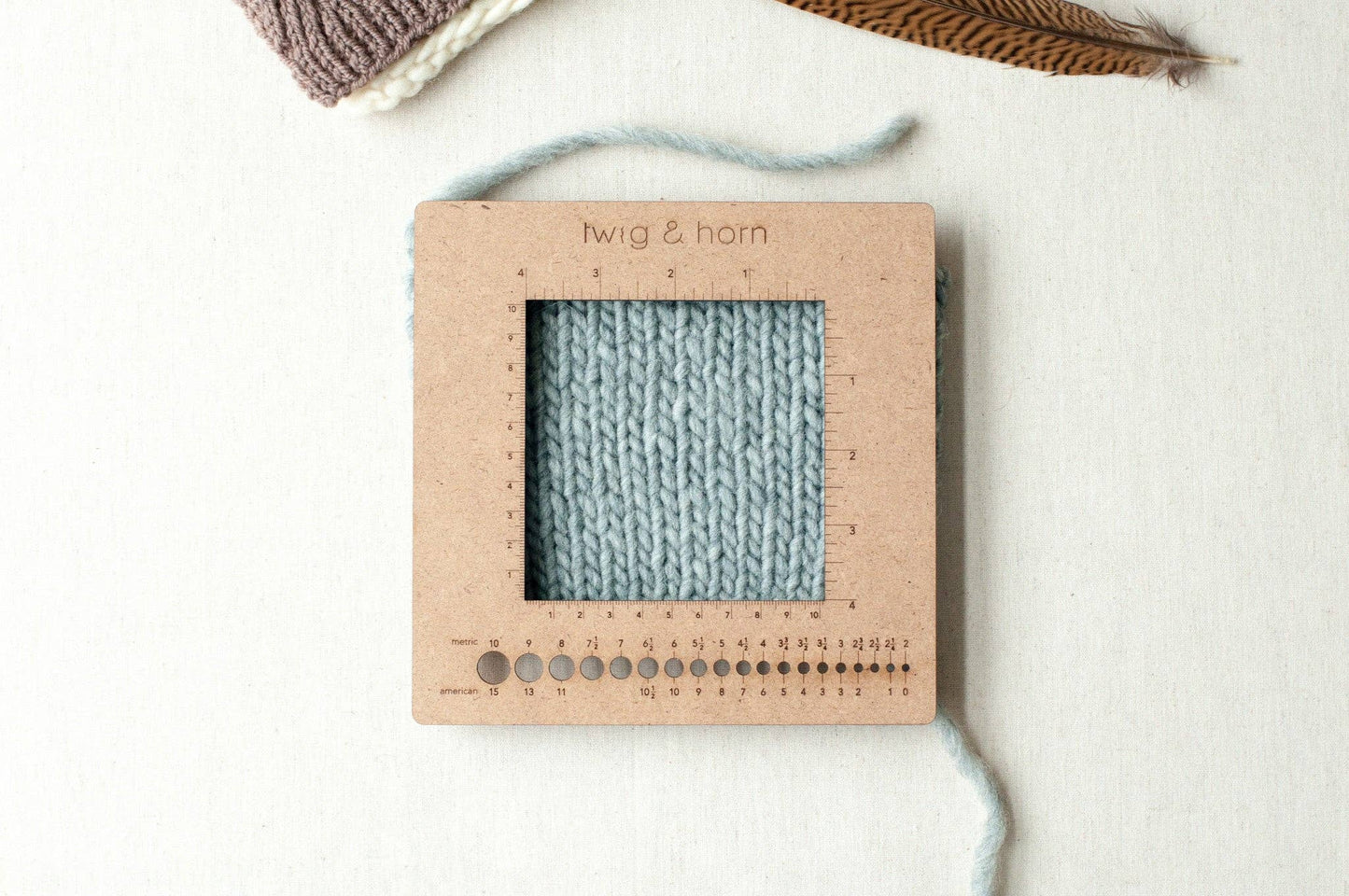 Square gauge ruler