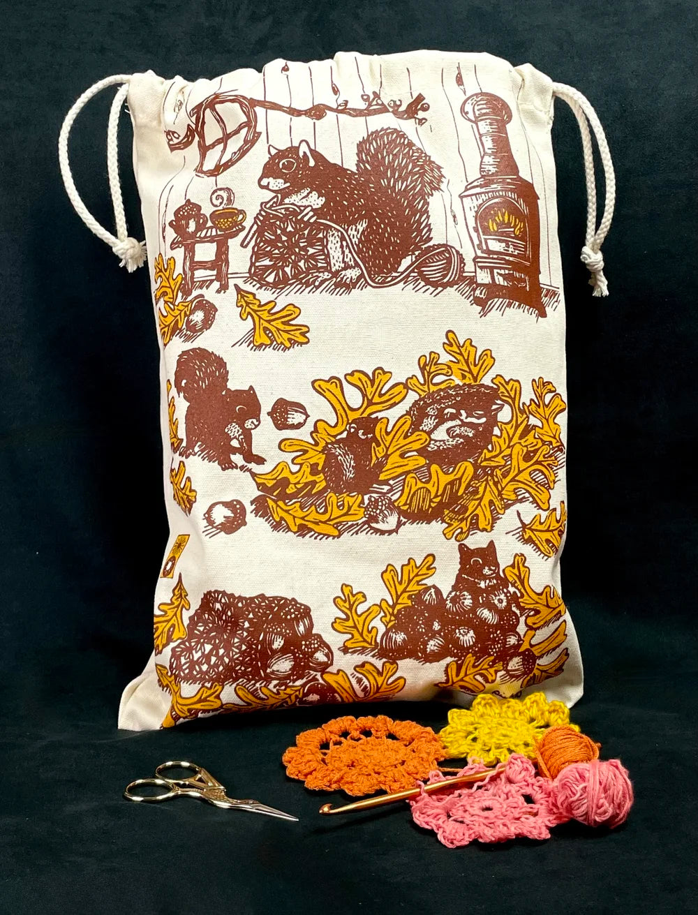 Bonnie Bishoff Drawstring Project Bag