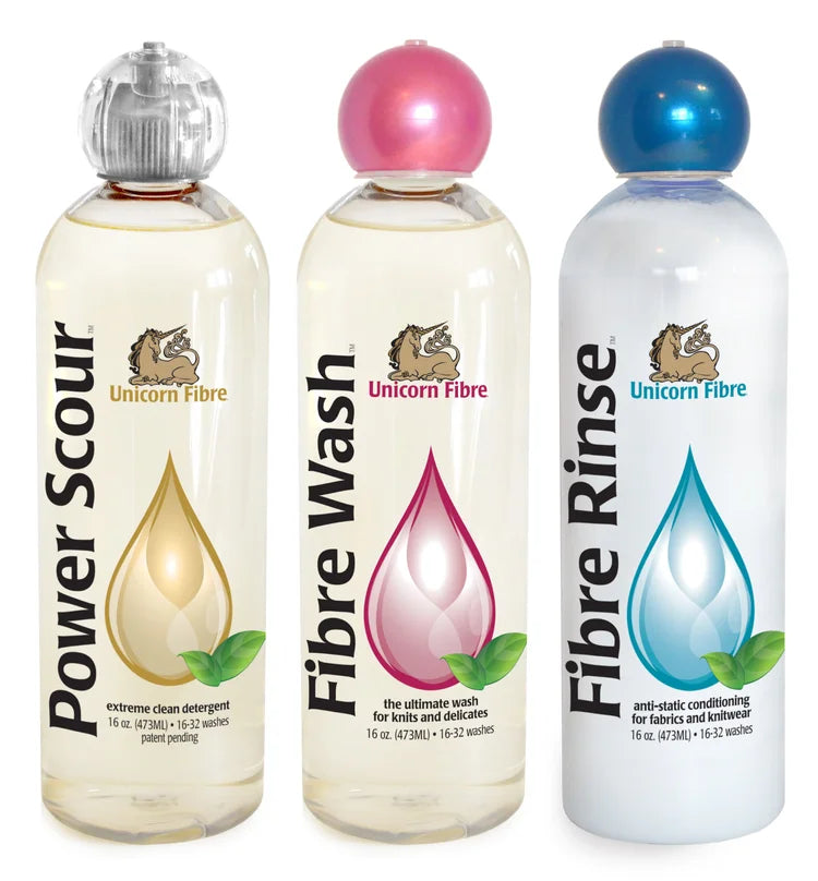 Unicorn Fibre Power Scour / Wash / Rinse 16oz Set
