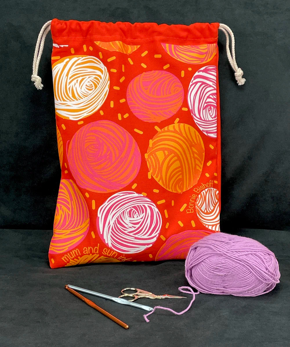 Bonnie Bishoff Drawstring Project Bag