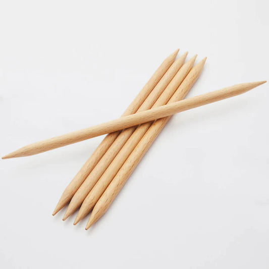 KnitPro Basix Beech Double Point Needles