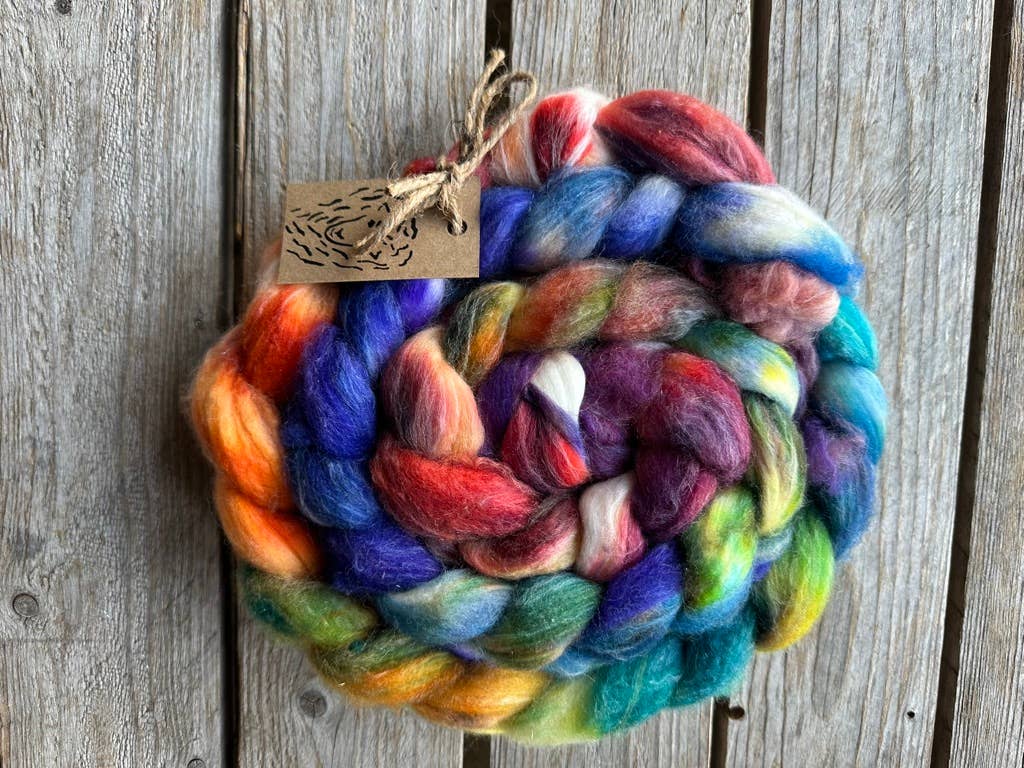 Koigu Roving Braid with sparkle