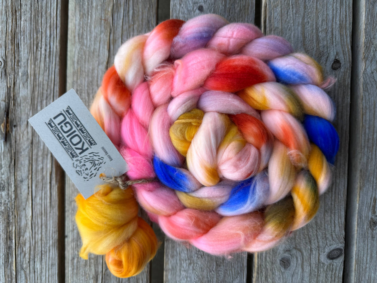 Koigu Fiber Merino Roving Braids
