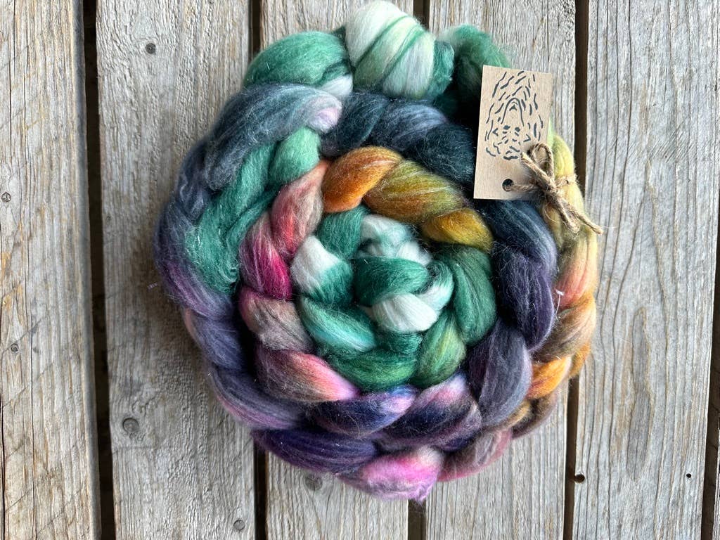 Koigu Roving Braid with sparkle