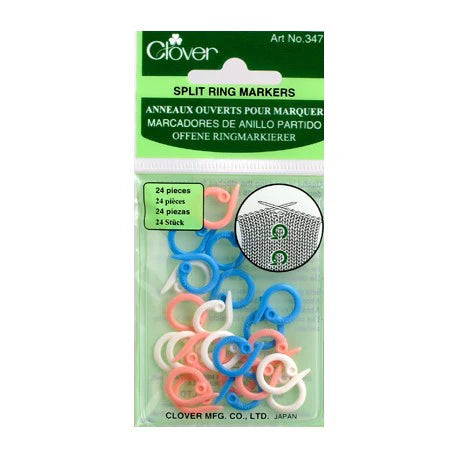 Clover Split Ring Markers 24-pack